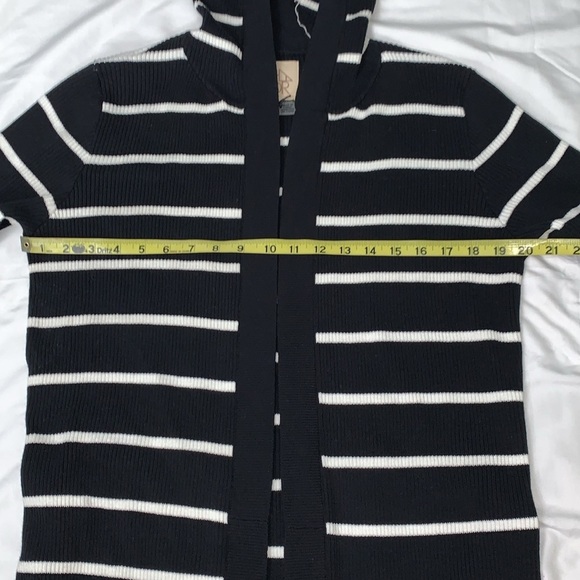 Chaser Rib Knit Hooded Cardigan Sz M - Picture 8 of 11